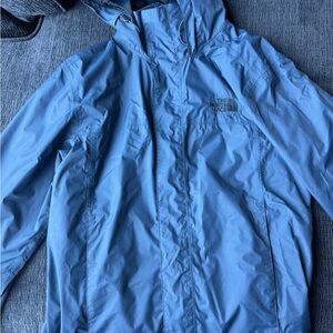The North Face Blue Raincoat
